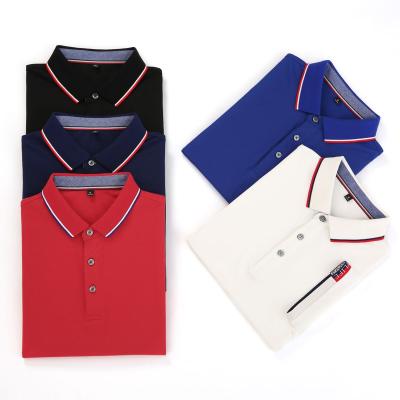 China Anti-Wrinkle Cotton Women Tennis Shirt Solid Color 100% Mercerized Polo Shirts Custom Logo Golf Shirt For Men for sale