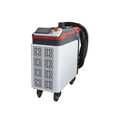 China 100w 200W 300w 500w 1000W Pulse Fiber Laser Rust Removal Tool Accurate Cleaning Machine for sale