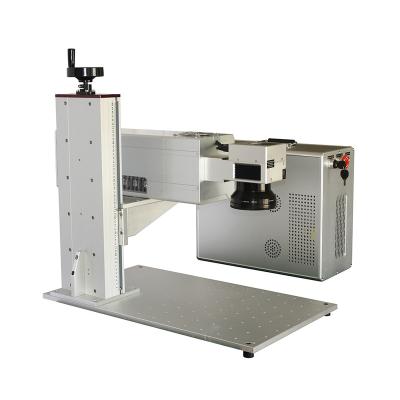 China 3W 5W 10W Metal Stainless Steel Air Cooled UV Nonmetal Wires Silicone Fiber Glass Ceramic Paper Plastic Laser Engraving Marking Machine for sale