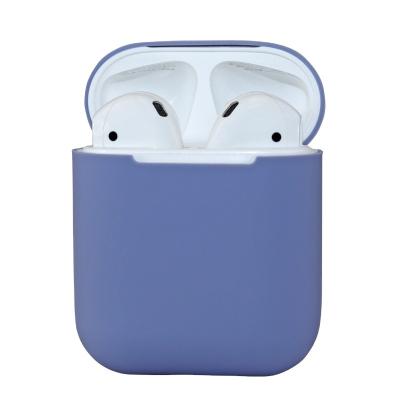 China Colorful Ultrathin Waterproof Shockproof Dustproof Silicone Shockproof Protective Case Wireless Earphone Cover For AirPods 1/2 for sale