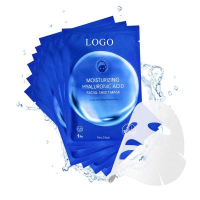 China Wholesale Custom Moisturizer Face Care Moisturizing Moisturizing Anti Aging Hyaluronic Acid Sheet Facial Mask for sale