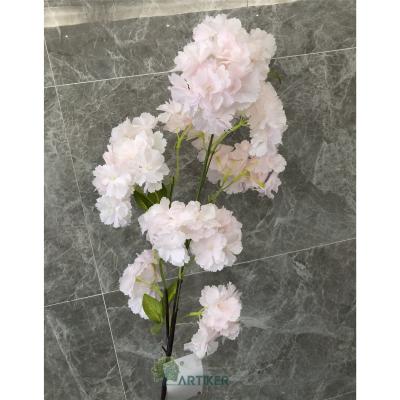 China Durable Wedding Decoration Cherry Blossom Flower Artificial Branch/Wholesale Indoor Decorative Silk Artificial Flowers for sale