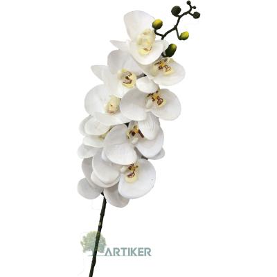 China Wholesale Wedding Plants Flowers Indoor Decorative Cheap Artificial Phalaenopsis Orchid Flower Branch Durable for sale