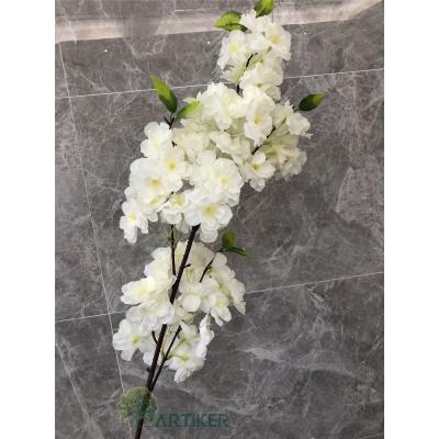 China Artificial Branch Durable Wedding Decoration Cherry Blossoms/Wholesale Artificial Indoor Decorative Silk Flowers for sale