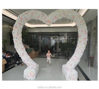 China Eco - Friendly Artiker Wedding Decoration Artificial Flower Arch for sale