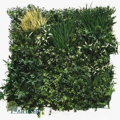 China Wholesale Durable Indoor UV Fire Retardant Decoration Outdoor Green Wall Artificial Plant Garden Wall for sale