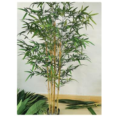 China Factory Price Eco - Friendly Artificial Bamboo Plants Silk Bamboo Leaf / Bamboo Leaves / Bamboo Leaves for sale