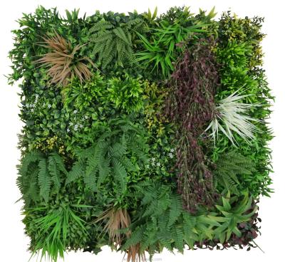 China 10% Eco-friendly Plastic Artificial Plants Outdoor Green Wall Of Handing Beautiful for sale