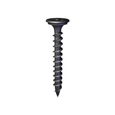 China Flat Black/gray phosphated bugle head gypsum board screw coarse thread tornillos drywall screw for drywall for sale