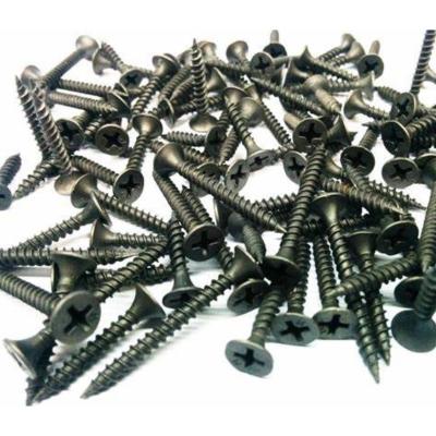 China Flat Phosphated and Galvanized , Perfect Quality And Bottom Price Black Drywall Screw for sale