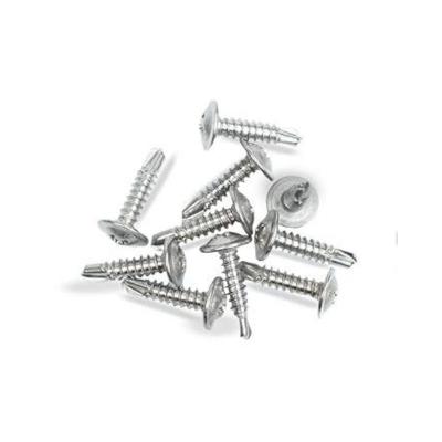 China Flat Building roofing screw galvanised metal hex head tek wood galvanized screws hex self drilling roofing screws with rubber washer for sale