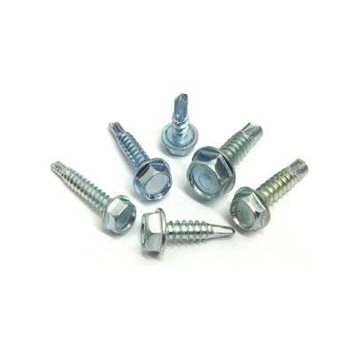 China Flat Factory Roof Screw High Strength Hex Head Metal Self Drilling Screw With Washer oem for sale