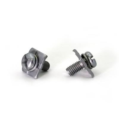 China Flat Small machine screw 11 word with special gasket plating customer requirements for sale