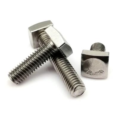 China Truss Square head bolts stainless steel screws nickel-plated for sale