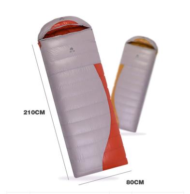 China Ultralight Outdoor Inflatable Outdoor Sleeping Bag Adult Mummy Down Sleeping Bag Camping Thickened Heat Duck Down Sleeping Bag for sale