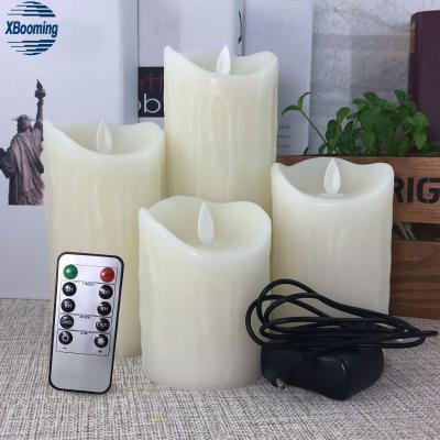 China Birthdays 2021 Wholesale Hot Sale LED Battery Candle Flameless Candles Light Various Sizes Flickering Large Grain Flameless Candles for sale