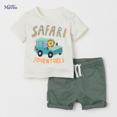 China Kids Casual Clothes Baby Boy T-shirts Short Pants Clothing Sets for sale