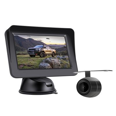 China 480(H)*272(V) 4.3 Inch Wired Car Camera System Ip68 Waterproof Mirror / Normal Switch Car Backup Camera for sale