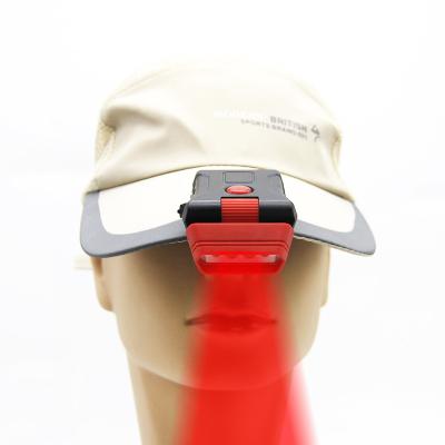 China Outdoor Gear Increasing Light Weight 180 Adjustable Light Weight 180 Clip Adjustable Bright Red Light Hat USB Red Camping Cap Camping Rechargeable Compact Torch for sale