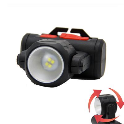 China New High Running Head Light COB Running Headlight COB Running Headlamp USB LED Headlight Lamp New High Rising Lumen Rechargeable White Blue Red Lithium Battery for sale