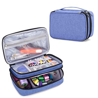 China Reusable Double-Layer Sewing Supplies Organizer Sewing Tool Bag for sale