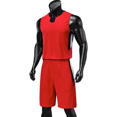 China High Standard Style Healthy Popular Men's Basketball Uniform Design Antibacterial for sale