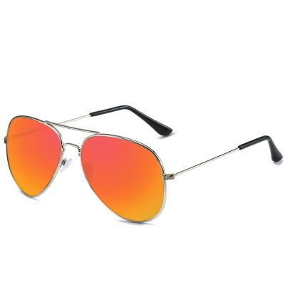 China Fashion sunglasses promotion men and women classic sunglasses with metal frame multicolor pilot sunglasses custom made sunglasses for sale