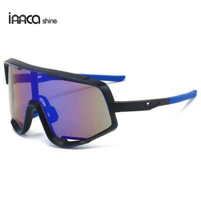 China Big Frame 100% UV Protection Colorful Mens Outdoor Custom Bicycle Sunglasses Riding Sports Sunglasses for sale