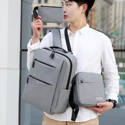 China With USB School Bag Set Backpack Bag 3 Piece Set Laptop Backpack With USB Backpack Set School Bag for sale