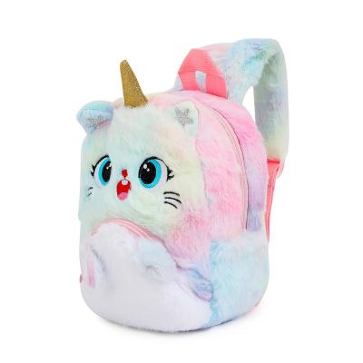 China Other Kids Unicorn Pop It Bag Winter Plush Backpack Unicorn Busy Person Book School Bag Unicorn Bags For Girls Amazon Hot Christmas Gifts for sale