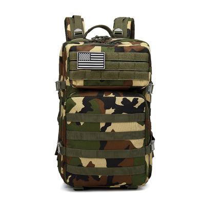 China Camouflage Army Gear Assault Tactical Backpack Pocket Rucksack Army Military Tactical Anti-theft Duffel Bag for sale