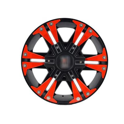 China Aluminum IWHEEL RACING wheel iV-782 17*8.0 127mm, 139.7mm, 114.3mm, 135mm MATT B+CHROME alloy wheel for sale