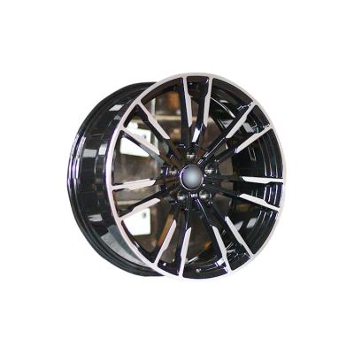 China Wholesale High Quality Black Aluminum Alloy Machine Face 2 Piece Off Road Forged Wheel for sale