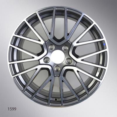 China Aluminum Alloy Gunmetal Machine Face Aluminum Alloy 20 21 1 Inch 5*130 Piece Forged Wheel Cars for sale