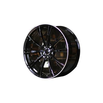 China High Quality Custom Made Black Aluminum Alloy Gloss Machine Lip Car Light Forged Wheel Adult for sale