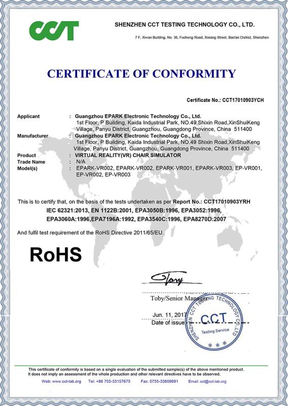 RoHS - Guangzhou EPARK Electronic Technology Co., Ltd.