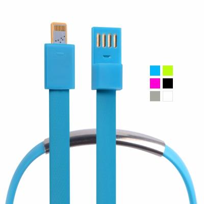 China Mobile Phone Types Wholesale Colorful USB Data Wrist Wristband Charger Charing Cable For iPhone 7 iphone 7plus for sale