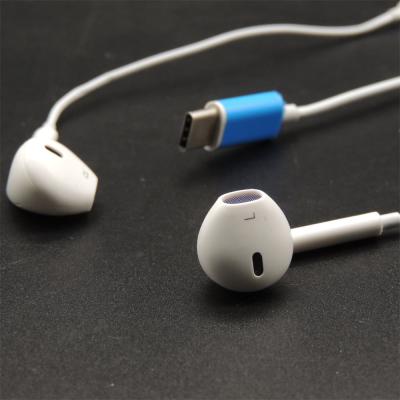 China Universal Type-C Earpods Handheld Earbuds In-Ear Mobile Phone USB-C Cable Free Headset for sale