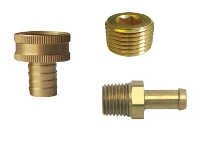 China Brass hose barb fitting/Precision Brass Hydraulic Hose Fitting/Hose screw fittings/hose couplings/Garden Hose Fitting for sale