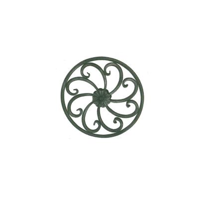 China Decorative wrought iron/Wrought iron ornament/Wrought iron flower panel /Wrought Iron Rose for sale