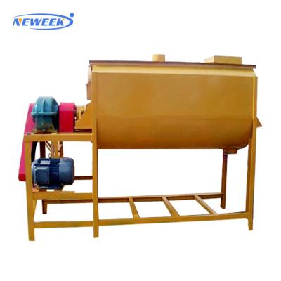 China NEWEEK Continuous Operation Horizontal Electric Automatic Animal Mixer Cattle Feed Chicken Feed Mixer for sale