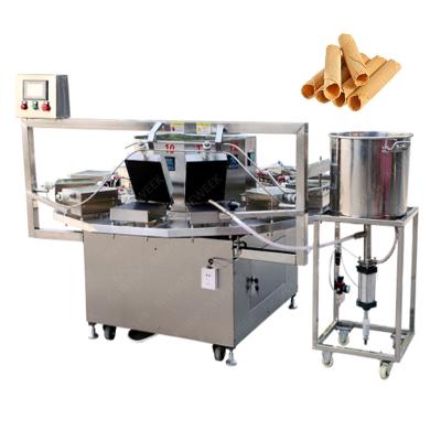 China food & Automatic Beverage Factory Neweek Ice Cream Waffle Egg Roll Making Machine for sale