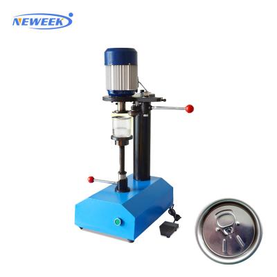 China NEWEEK 2022 Portable Food Pet Can Lid Closing Sealing Machine For Manual Jars Vacuum Sealing Machine for sale