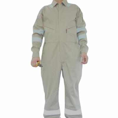 China 100 Cotton Flame Retardant Coverall Flame Retardant And Fire Resistant Coverall for sale