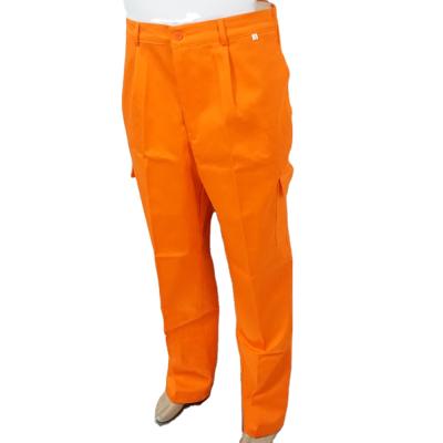 China Industry Mining Custom Made Cargo Pants Men's Durable Orange Cargo Pants Work Wear Pants for sale