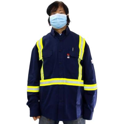 China High Quality Durable Winter Workwear Hi Vis Safetys Cotton Work Shirt For Sale for sale