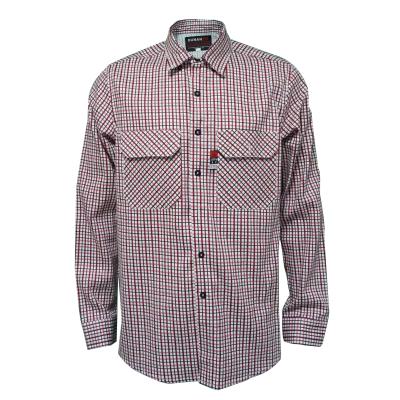 China Factory Direct Long Sleeves Shirt Flame Retardant Oilfield Long Sleeve Wear Two Tone Work Shirt for sale