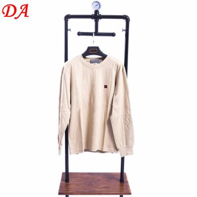 China NFPA2112 Flame Retardant HRC2 Knit Cotton FR Fire Resistant T-Shirt Khaki for sale