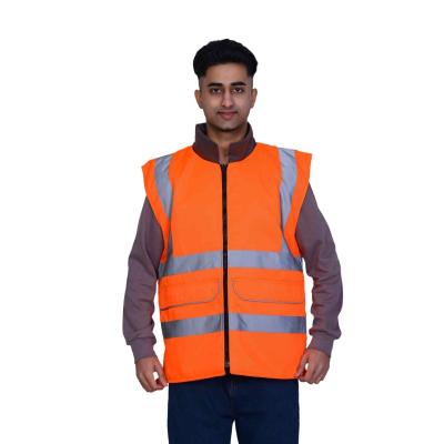 China Silver Vis Reversible Polyester Material Stripper Work Vest Winter Wholesale Custom Water Proof Mens Hi Work Vest Padded Work Vest for sale