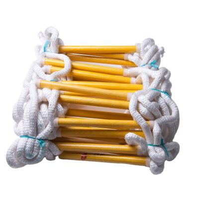 China Customized Regular Length Emergency Exit Safety Cheap Rope Ladder For Rescue for sale